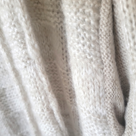 Wooden Ships Mohair Wool Blend Knitted Long Cardigan Size S/M - Picture 3 of 8